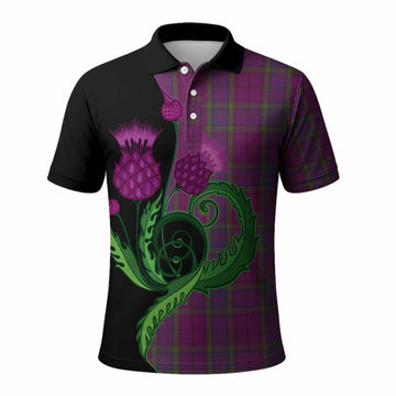 Wardlaw Tartan Polo Shirt Traditional Scottish Thistle