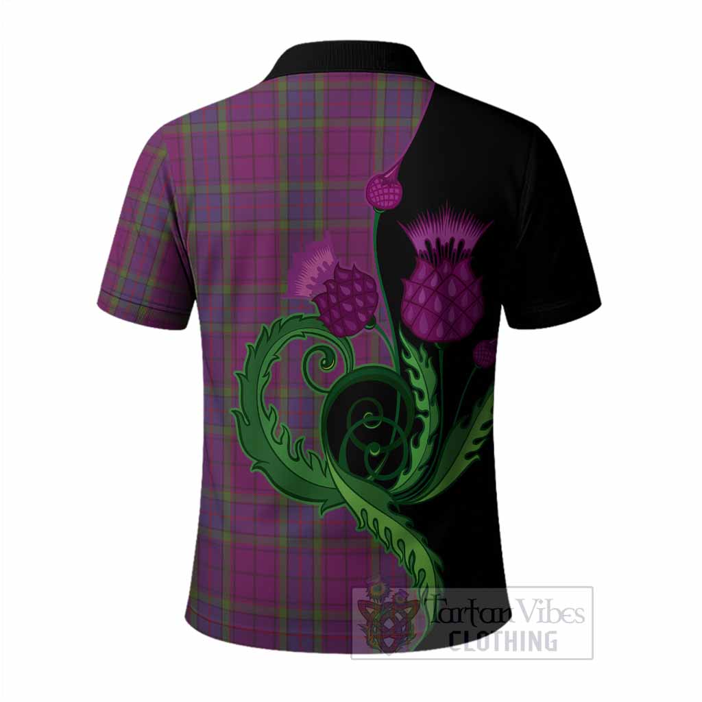 Wardlaw Tartan Polo Shirt Traditional Scottish Thistle