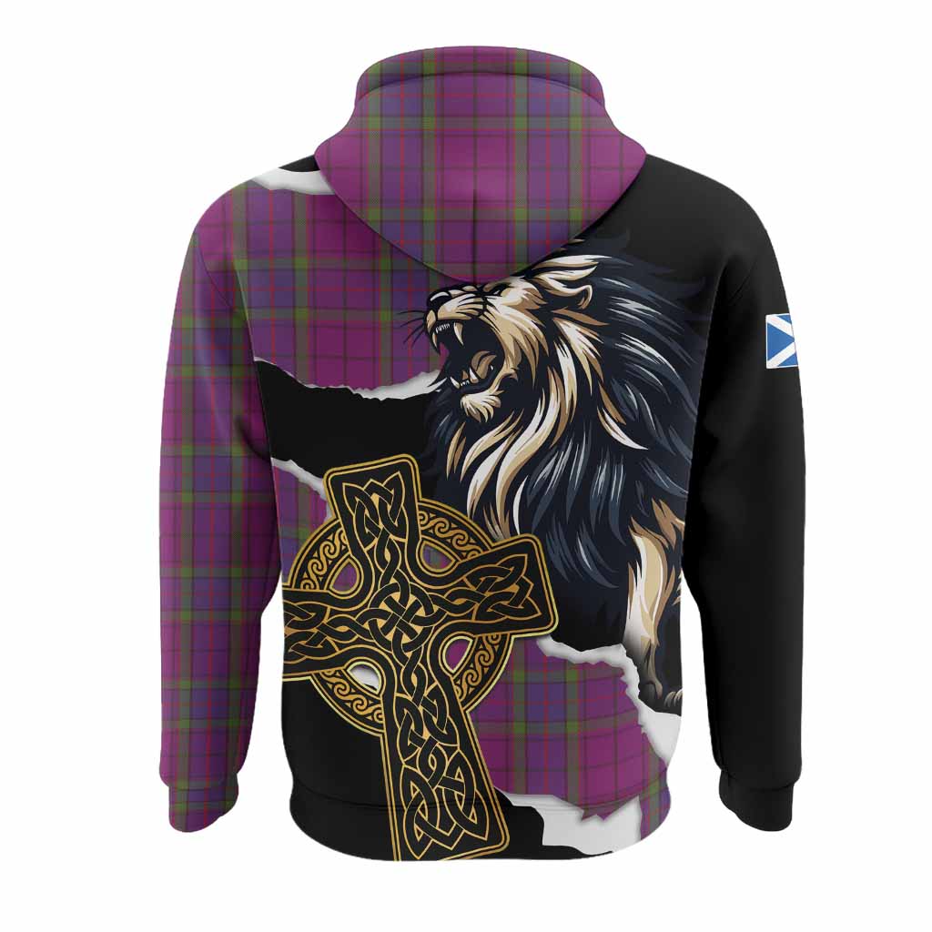 Wardlaw Tartan Scottish Hoodie Lion Celtic Heritage