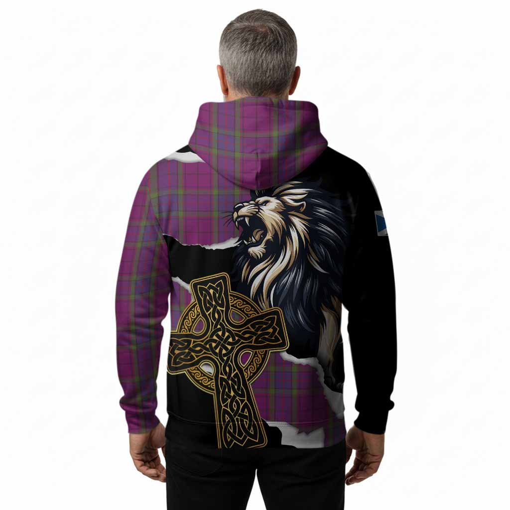 Wardlaw Tartan Scottish Hoodie Lion Celtic Heritage