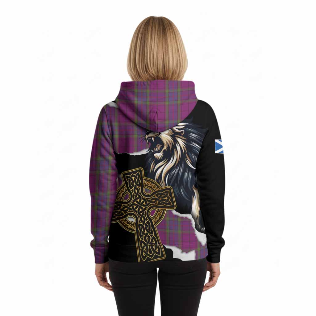 Wardlaw Tartan Scottish Hoodie Lion Celtic Heritage