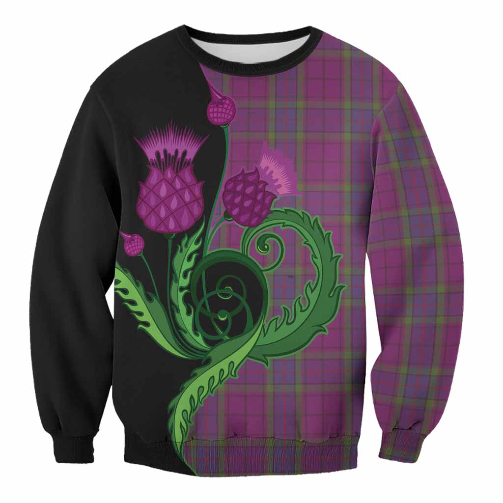 Wardlaw Tartan Sweatshirt Traditional Scottish Thistle