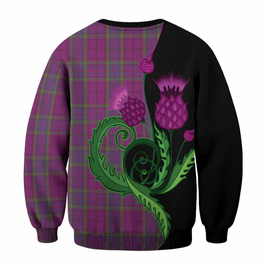 Wardlaw Tartan Sweatshirt Traditional Scottish Thistle