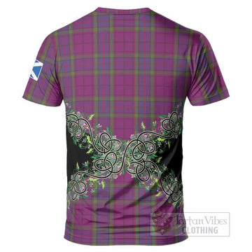 Wardlaw Tartan T-Shirt Thistle Scottish Spirit