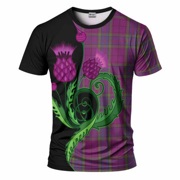 Wardlaw Tartan T-Shirt Traditional Scottish Thistle