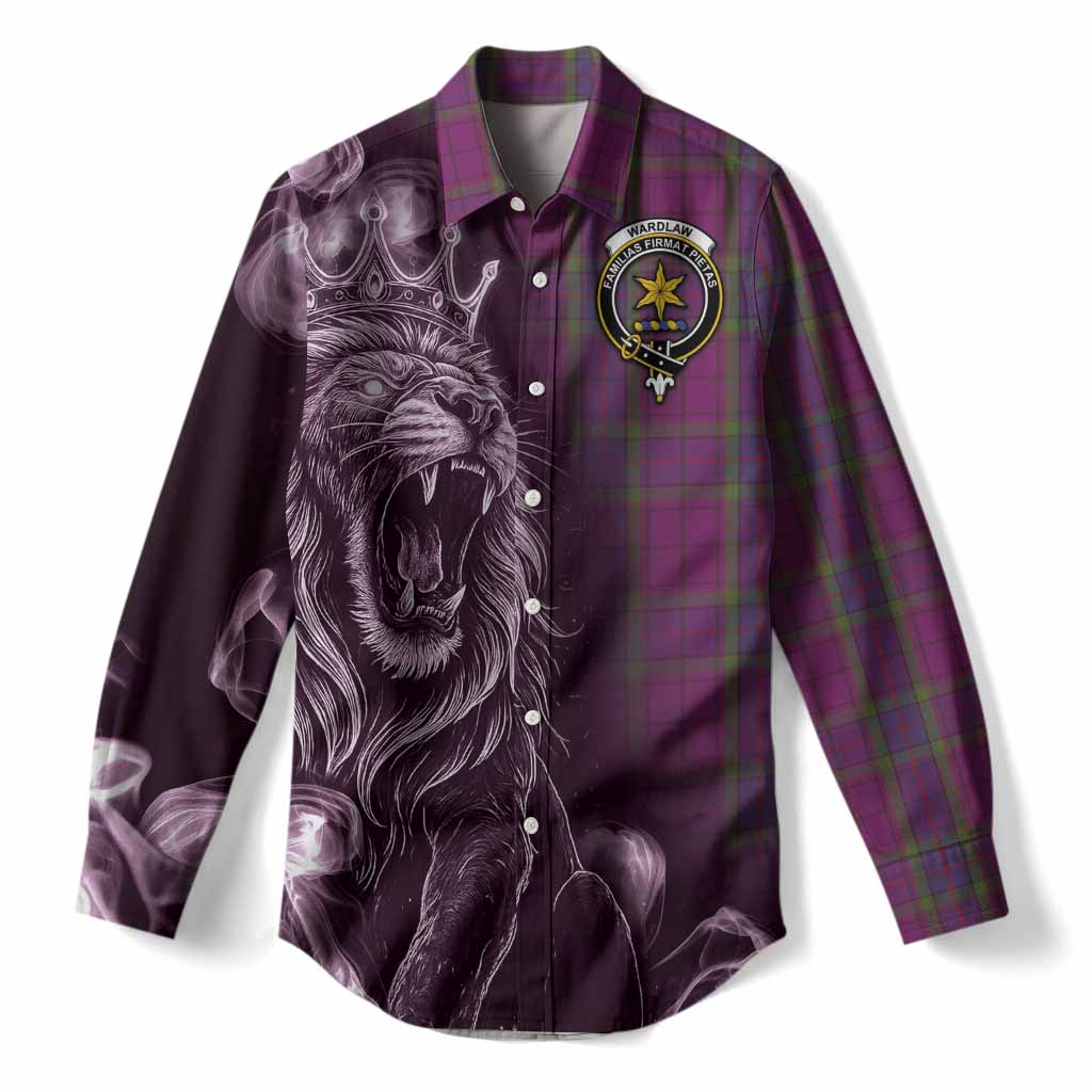 Wardlaw Tartan Women Casual Shirt Roaring Lion Heritage