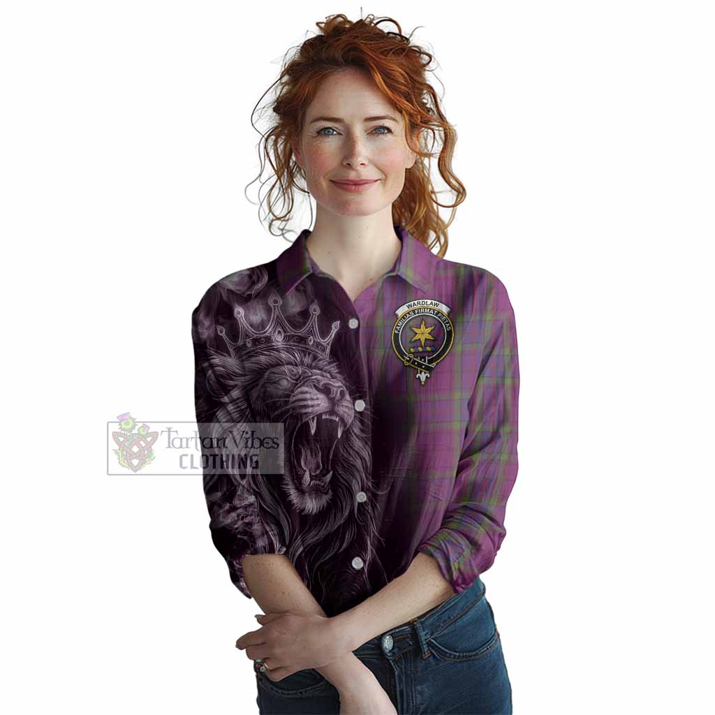 Wardlaw Tartan Women Casual Shirt Roaring Lion Heritage