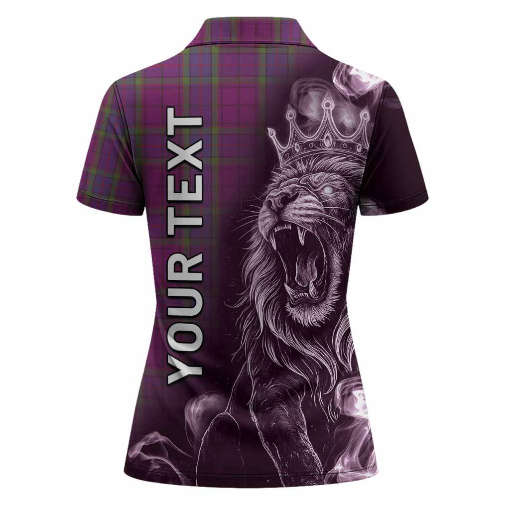 Wardlaw Tartan Women Polo Shirt Roaring Lion Heritage