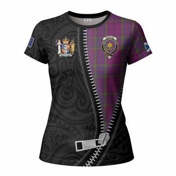 Wardlaw Tartan Women T shirt New Zealand Pattern Unique Zipper Stylized