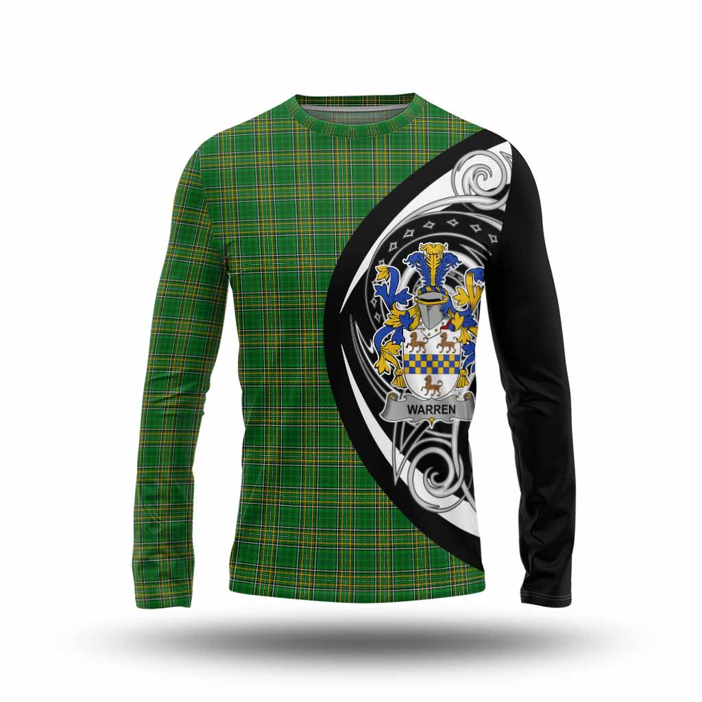 Warren Irish Clan Long Sleeve T-Shirt Celtic Circle Style Unisex - Tartan Vibes Clothing
