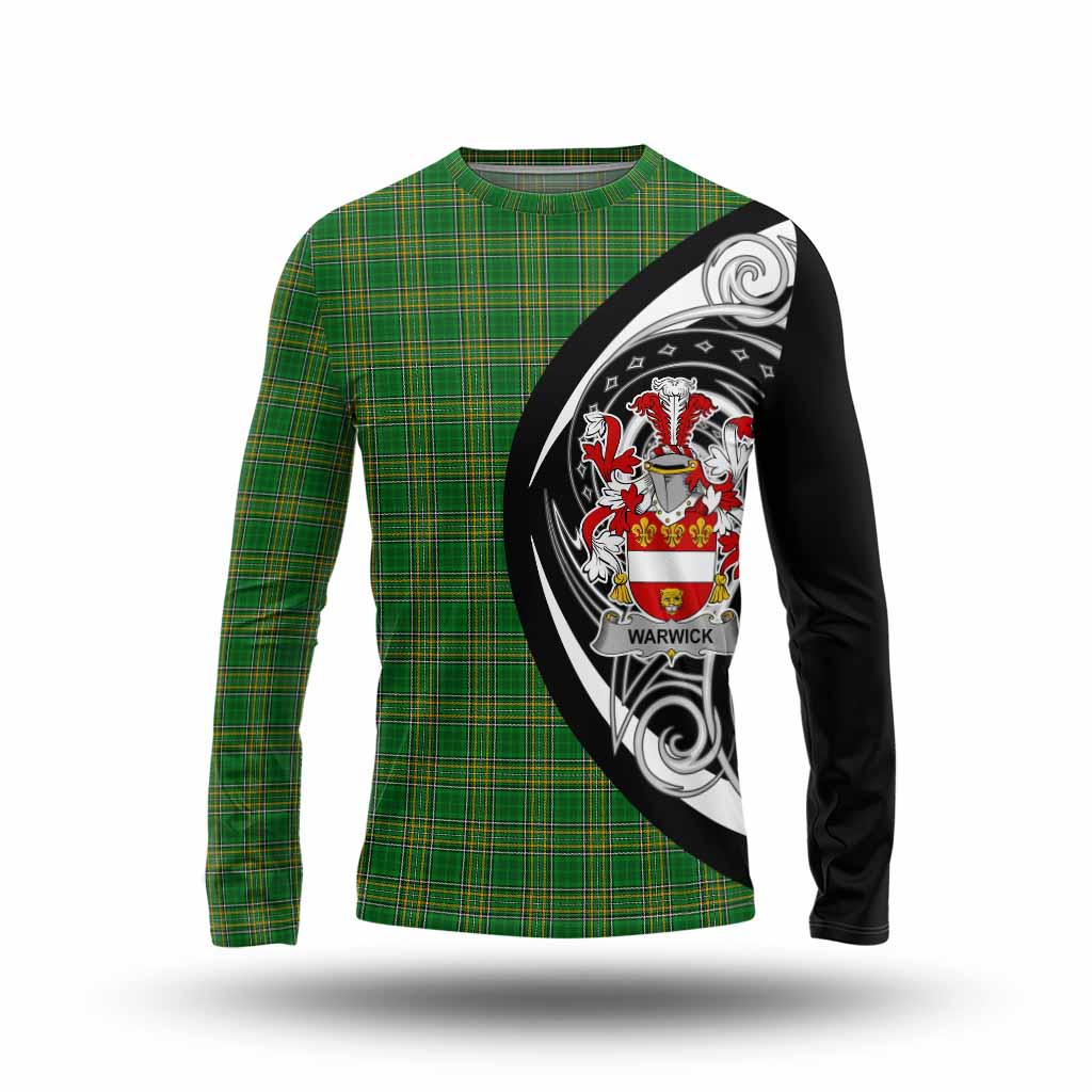 Warwick Irish Clan Long Sleeve T-Shirt Celtic Circle Style Unisex - Tartan Vibes Clothing