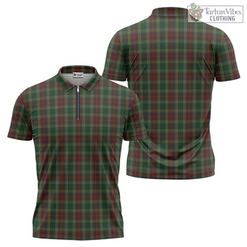 Waterford County Ireland Tartan Zipper Polo Shirt