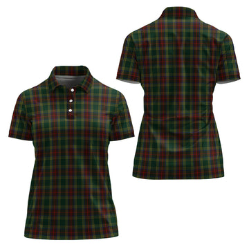 Waterford County Ireland Tartan Polo Shirt For Women