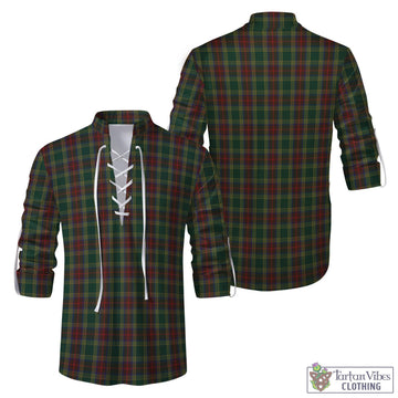 Waterford County Ireland Tartan Men's Scottish Traditional Jacobite Ghillie Kilt Shirt