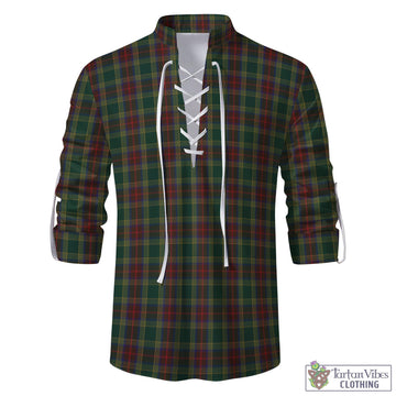Waterford County Ireland Tartan Men's Scottish Traditional Jacobite Ghillie Kilt Shirt