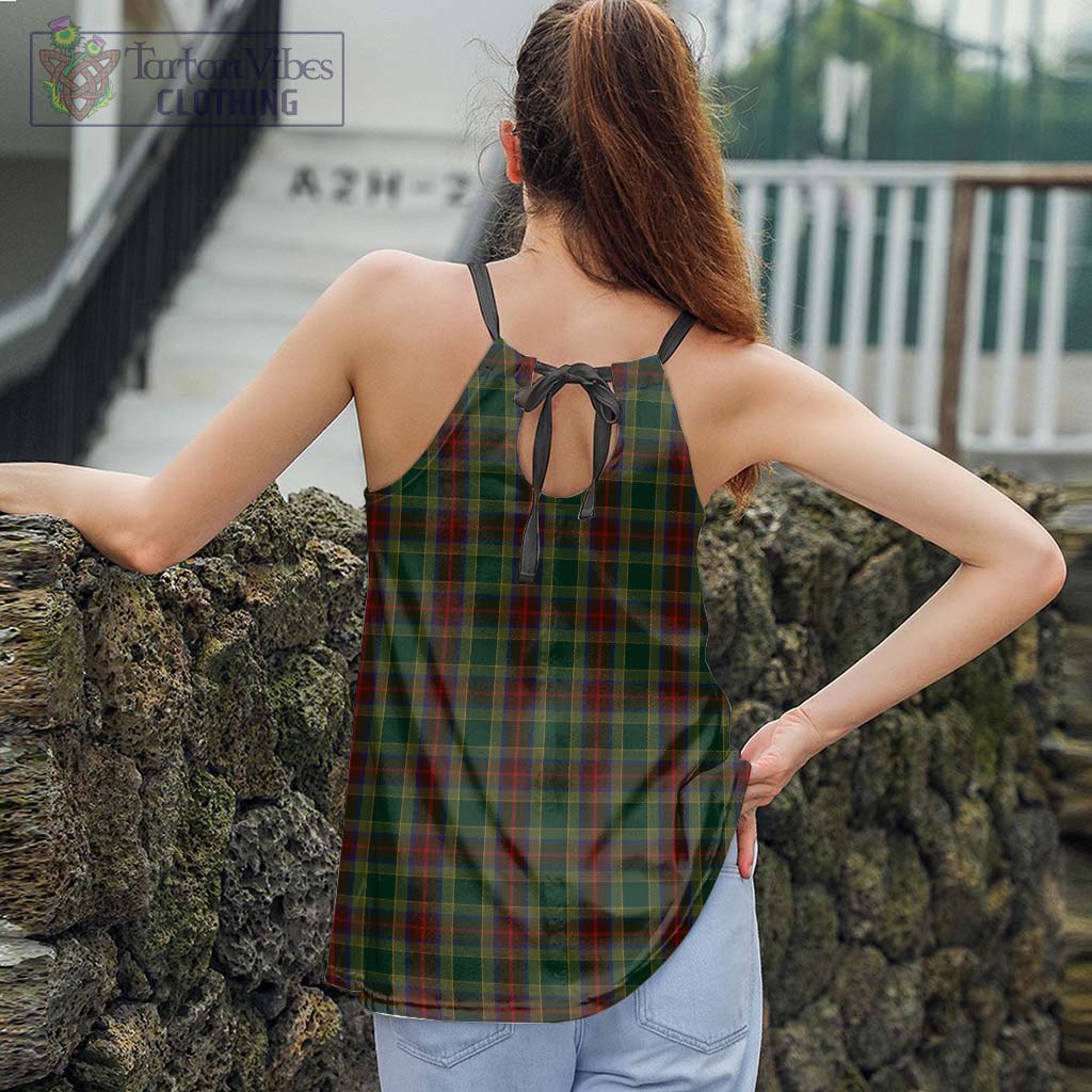 Waterford County Ireland Tartan Loose Halter Neck Camisole - Tartan Vibes Clothing
