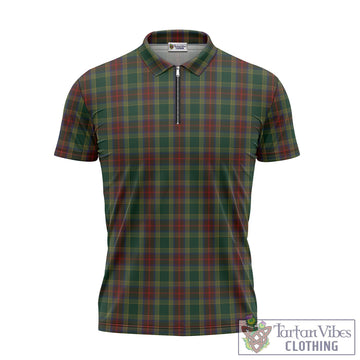 Waterford County Ireland Tartan Zipper Polo Shirt
