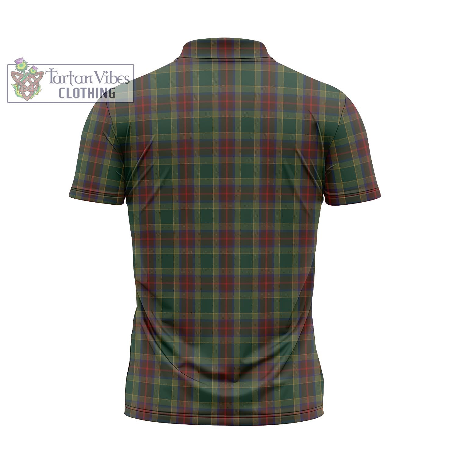Tartan Vibes Clothing Waterford County Ireland Tartan Zipper Polo Shirt
