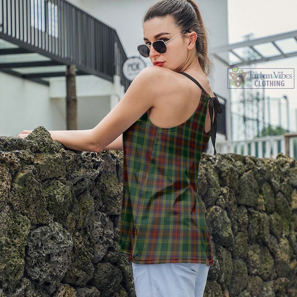 Waterford County Ireland Tartan Loose Halter Neck Camisole - Tartan Vibes Clothing