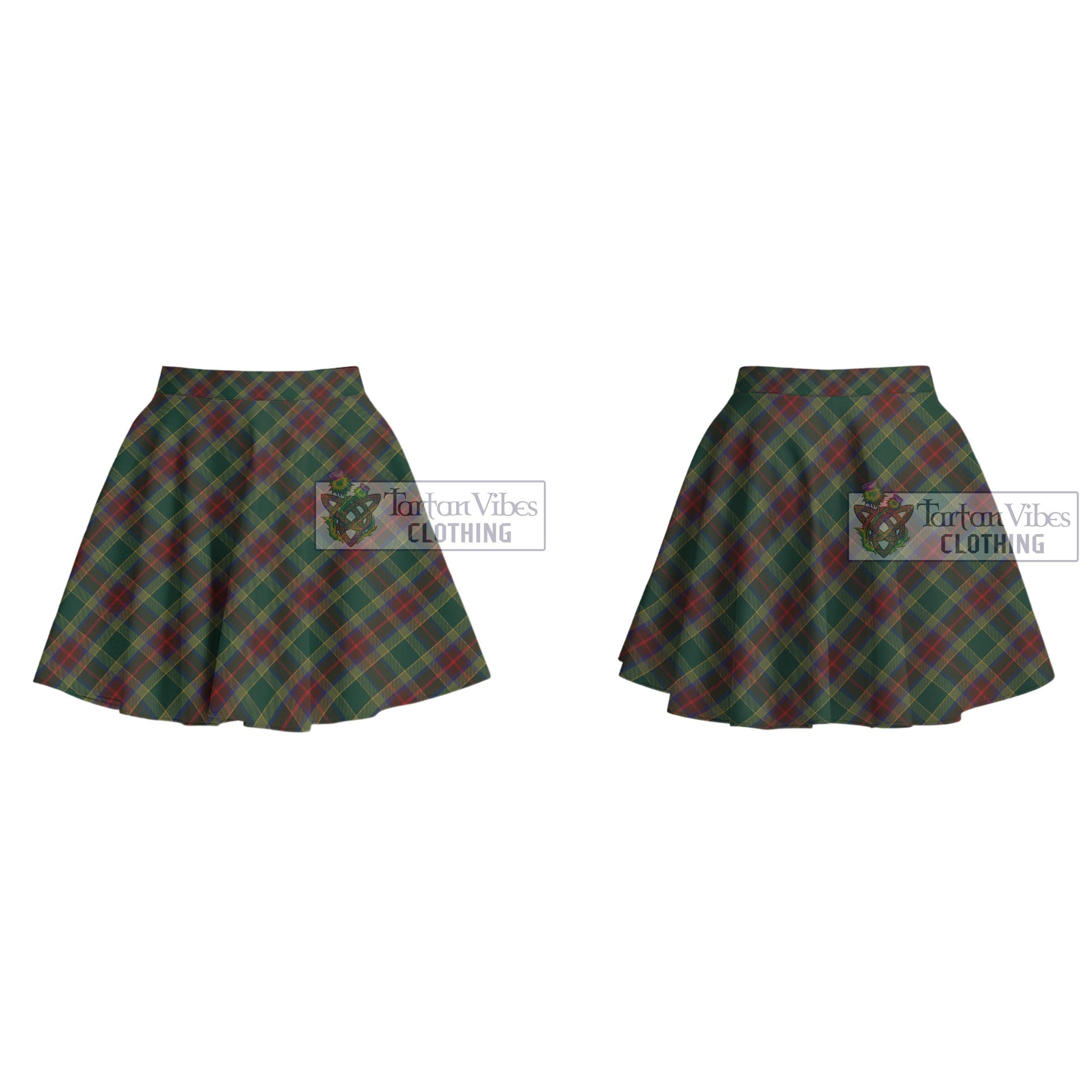 Tartan Vibes Clothing Waterford County Ireland Tartan Women's Plated Mini Skirt