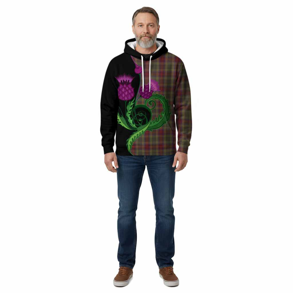 Waterford County Ireland Tartan Cotton Hoodie Traditional Scottish Thistle