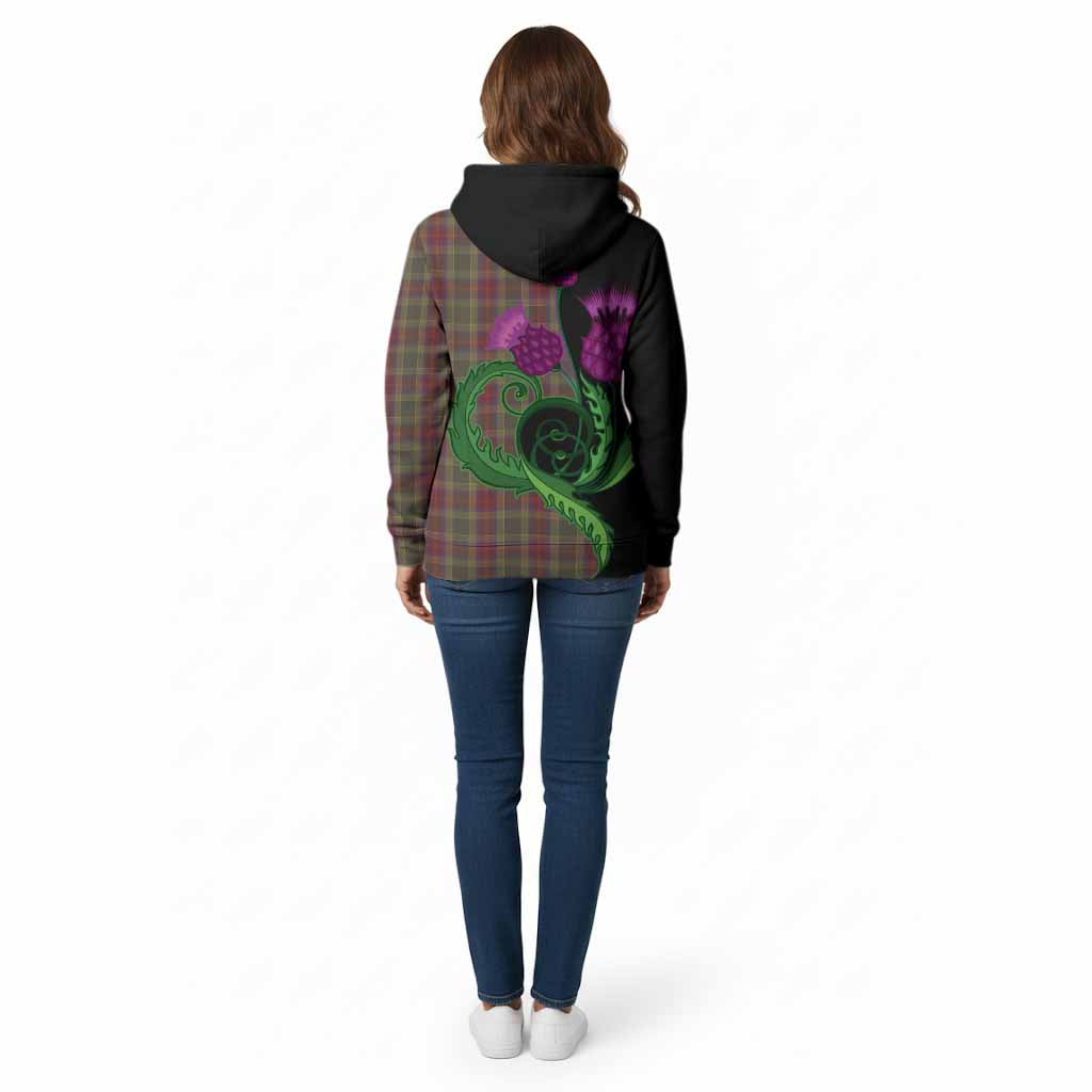 Waterford County Ireland Tartan Cotton Hoodie Traditional Scottish Thistle