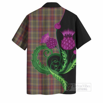 Waterford County Ireland Tartan Hawaiian Shirt Traditional Scottish Thistle