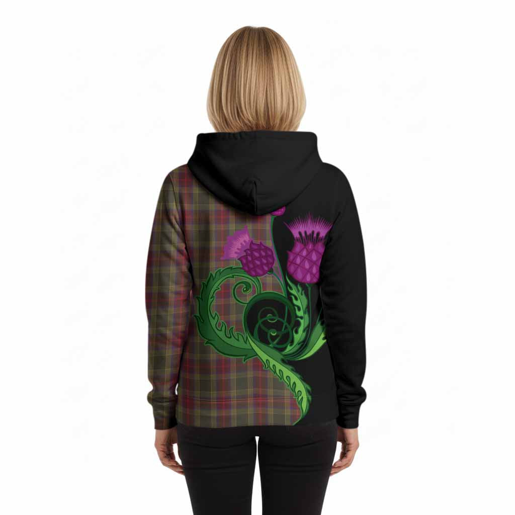 Waterford County Ireland Tartan Hoodie Traditional Scottish Thistle