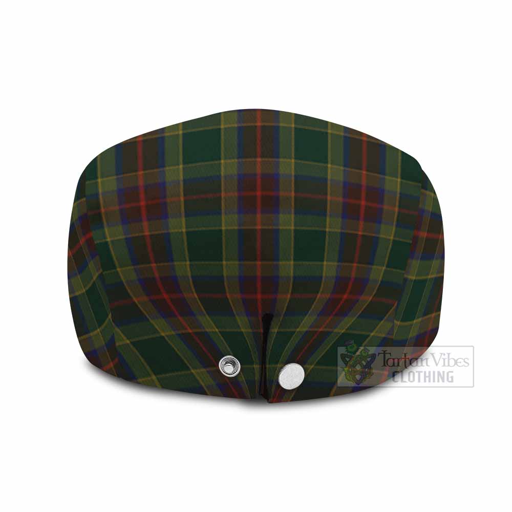 Waterford County Ireland Tartan Jeff Cap, Tartan Flat Cap