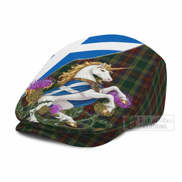 Waterford Scottish Tartan Unicorn Heritage Flat Cap, Jeff Cap