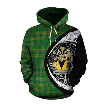 Waterhouse Irish Clan Cotton Hoodie Celtic Circle Style Pullover Hoodie XS - Tartan Vibes Clothing