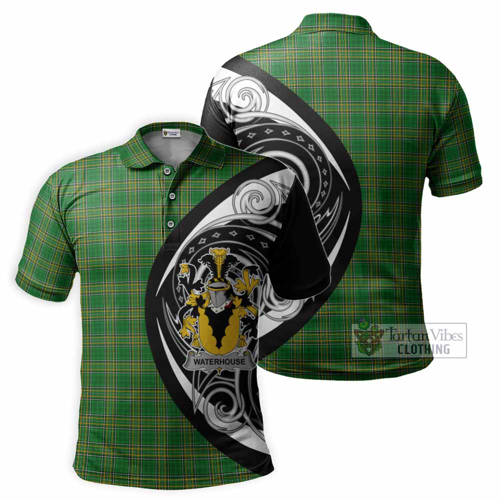 Waterhouse Irish Clan Polo Shirt Celtic Circle Style - Tartan Vibes Clothing