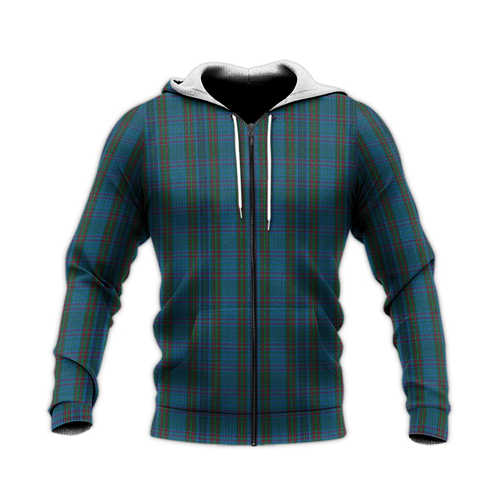 Watkins of Wales Tartan Knitted Hoodie - Tartan Vibes Clothing