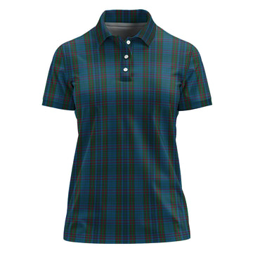 Watkins of Wales Tartan Polo Shirt For Women