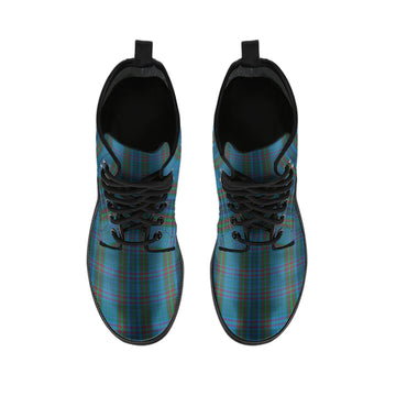 Watkins of Wales Tartan Leather Boots