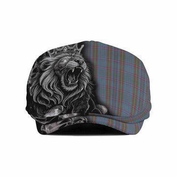 Watkins of Wales Tartan Flat Cap, Jeff Cap Roaring Lion Heritage
