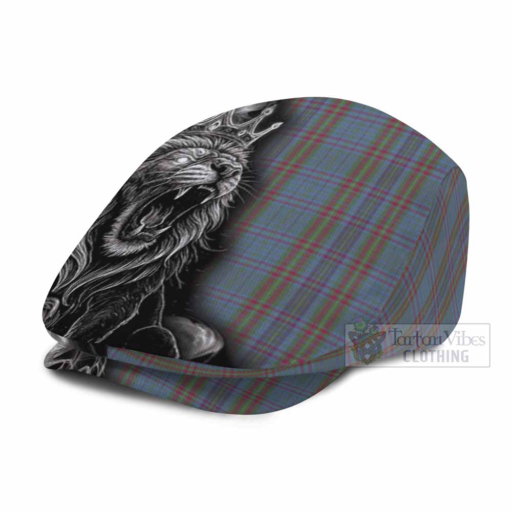 Watkins of Wales Tartan Flat Cap, Jeff Cap Roaring Lion Heritage