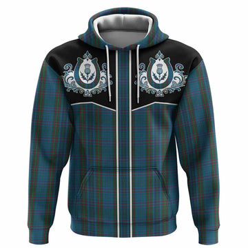 Watkins of Wales Tartan Hoodie Horseshoe Ornament Pullover Hoodie - Tartan Vibes Clothing