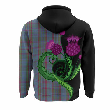 Watkins of Wales Tartan Hoodie Traditional Scottish Thistle