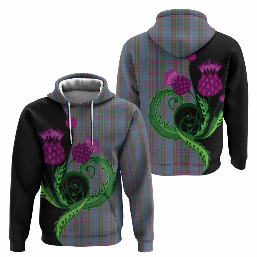 Watkins of Wales Tartan Hoodie Traditional Scottish Thistle