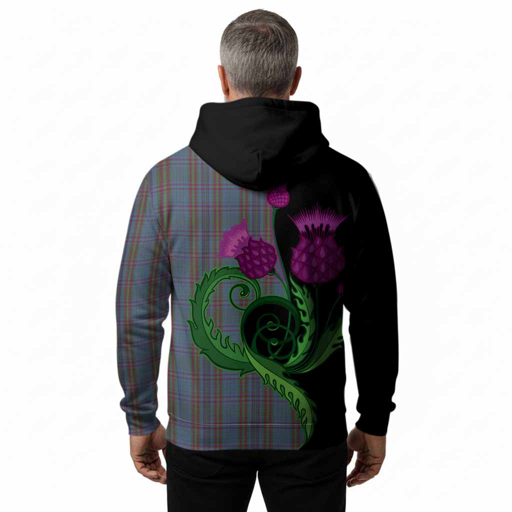 Watkins of Wales Tartan Hoodie Traditional Scottish Thistle