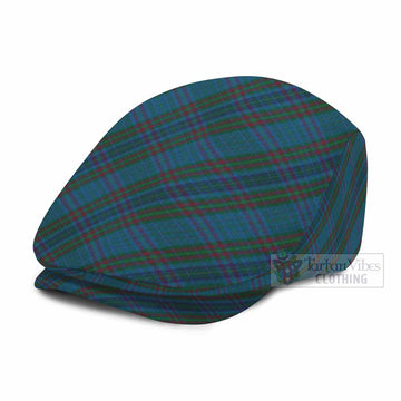 Watkins of Wales Tartan Flat Cap, Jeff Cap Cross Style