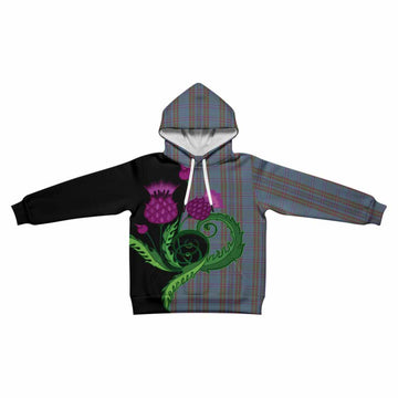 Watkins of Wales Tartan Kid Hoodie Traditional Scottish Thistle