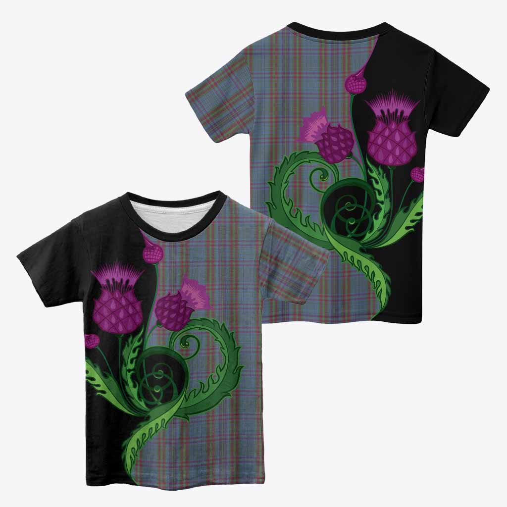 Watkins of Wales Tartan Kid T-shirt Traditional Scottish Thistle