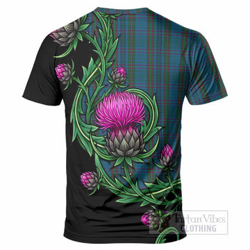 Watkins of Wales Tartan T-Shirt Resilient Scottish Thistle