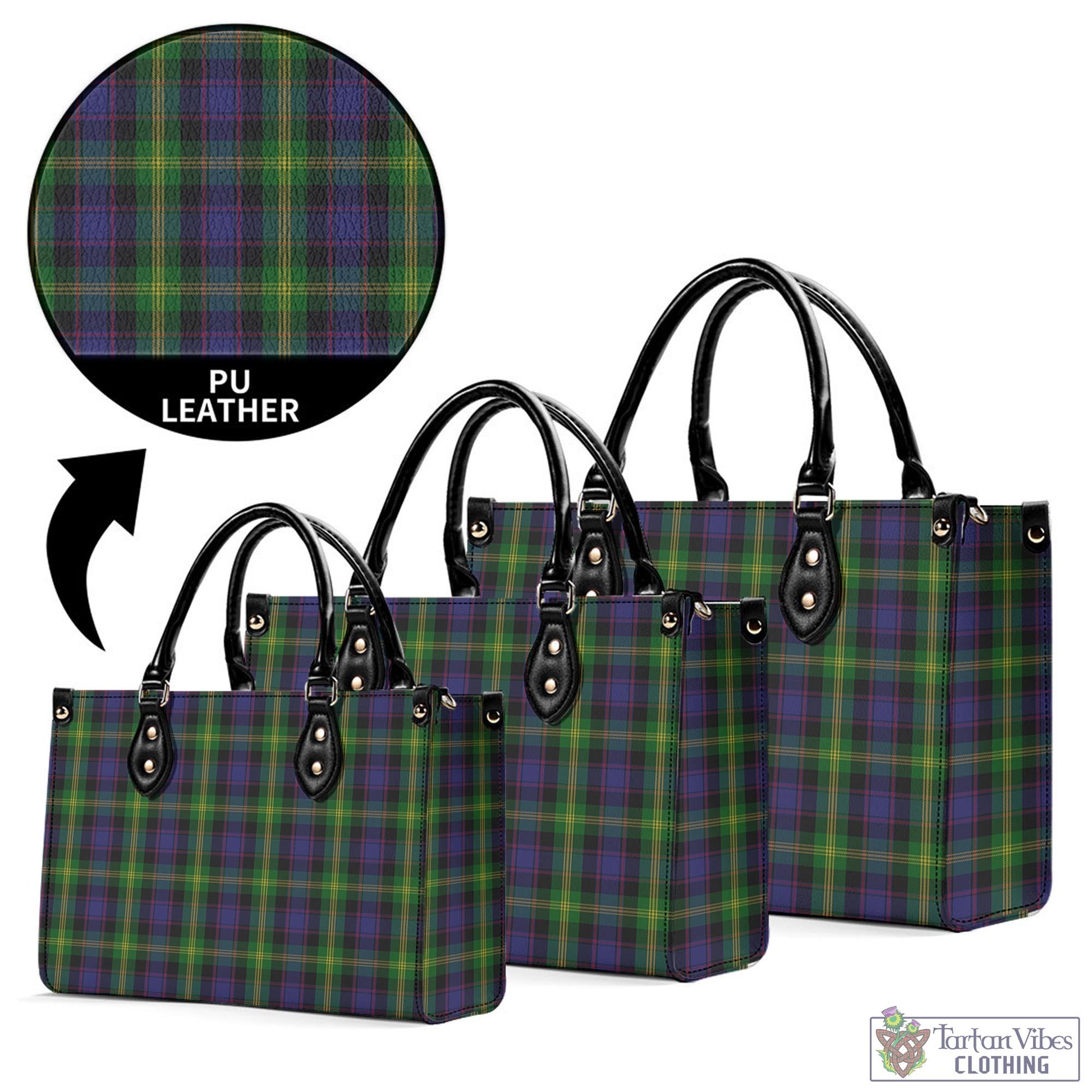 Tartan Vibes Clothing Watson Tartan Luxury Leather Handbags