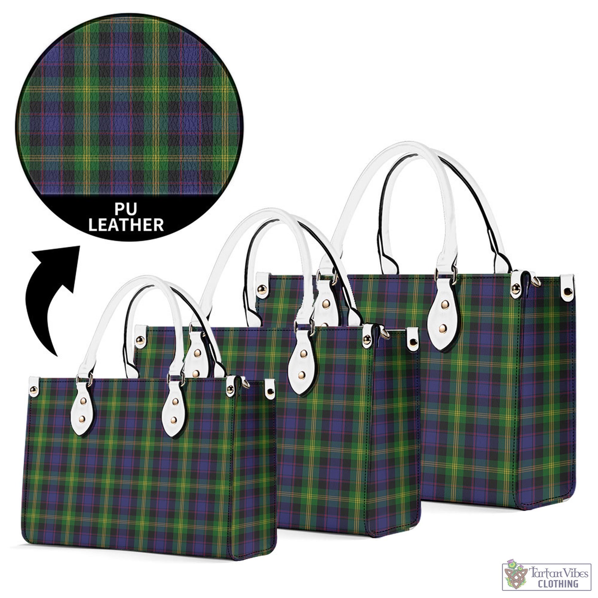 Tartan Vibes Clothing Watson Tartan Luxury Leather Handbags