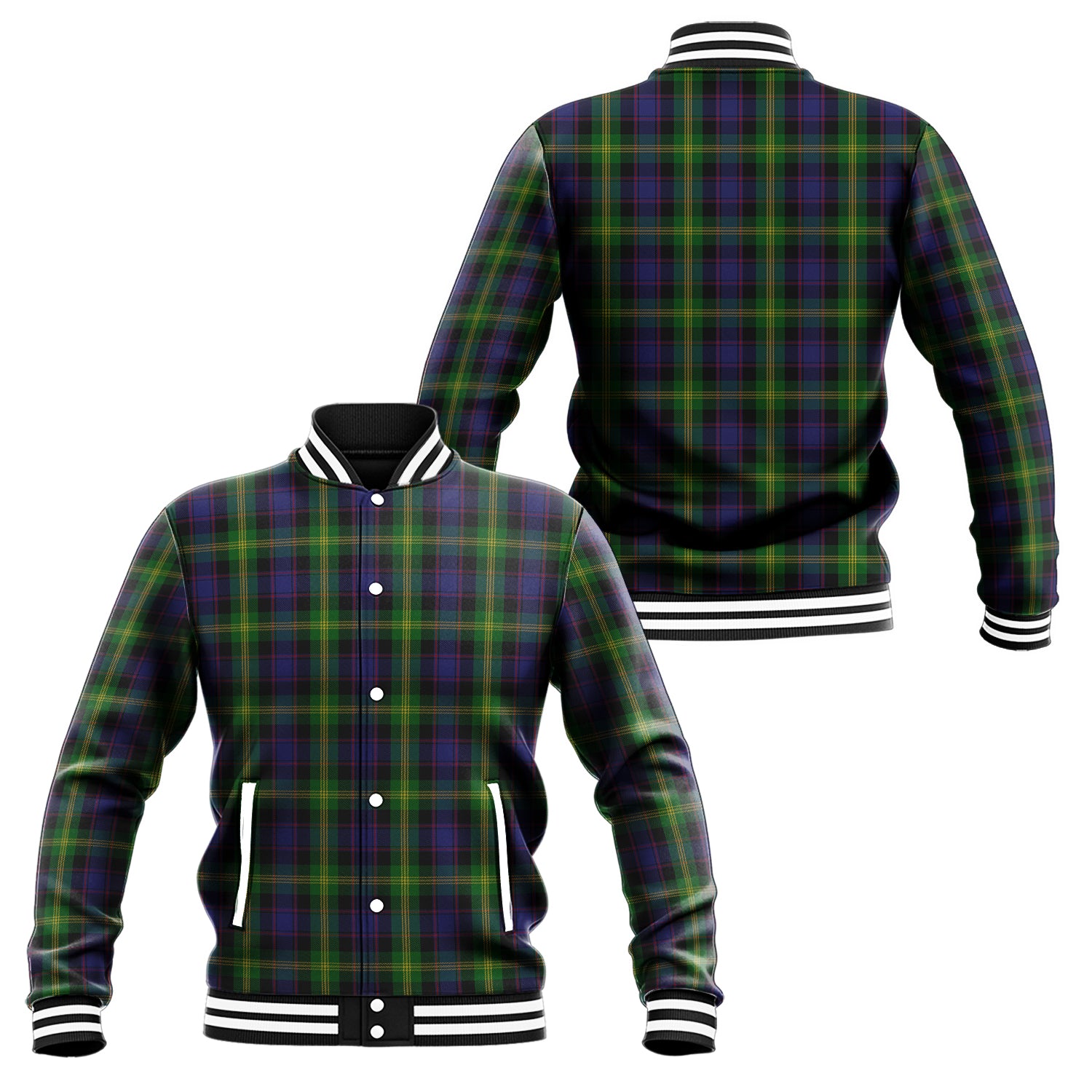 Watson Tartan Baseball Jacket Unisex - Tartan Vibes Clothing