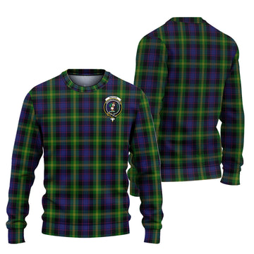 Watson Tartan Ugly Sweater with Family Crest