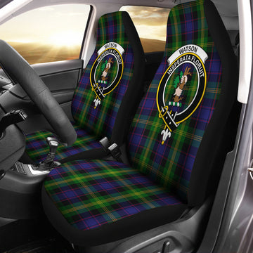 Watson Tartan Car Seat Cover with Family Crest One Size - Tartanvibesclothing